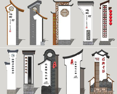 崇义美丽乡村标识标牌有哪些分类？