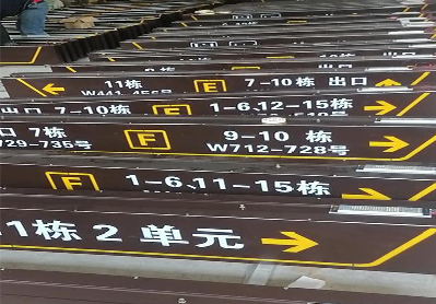 崇义广告标识中，常见的几种安装方式。