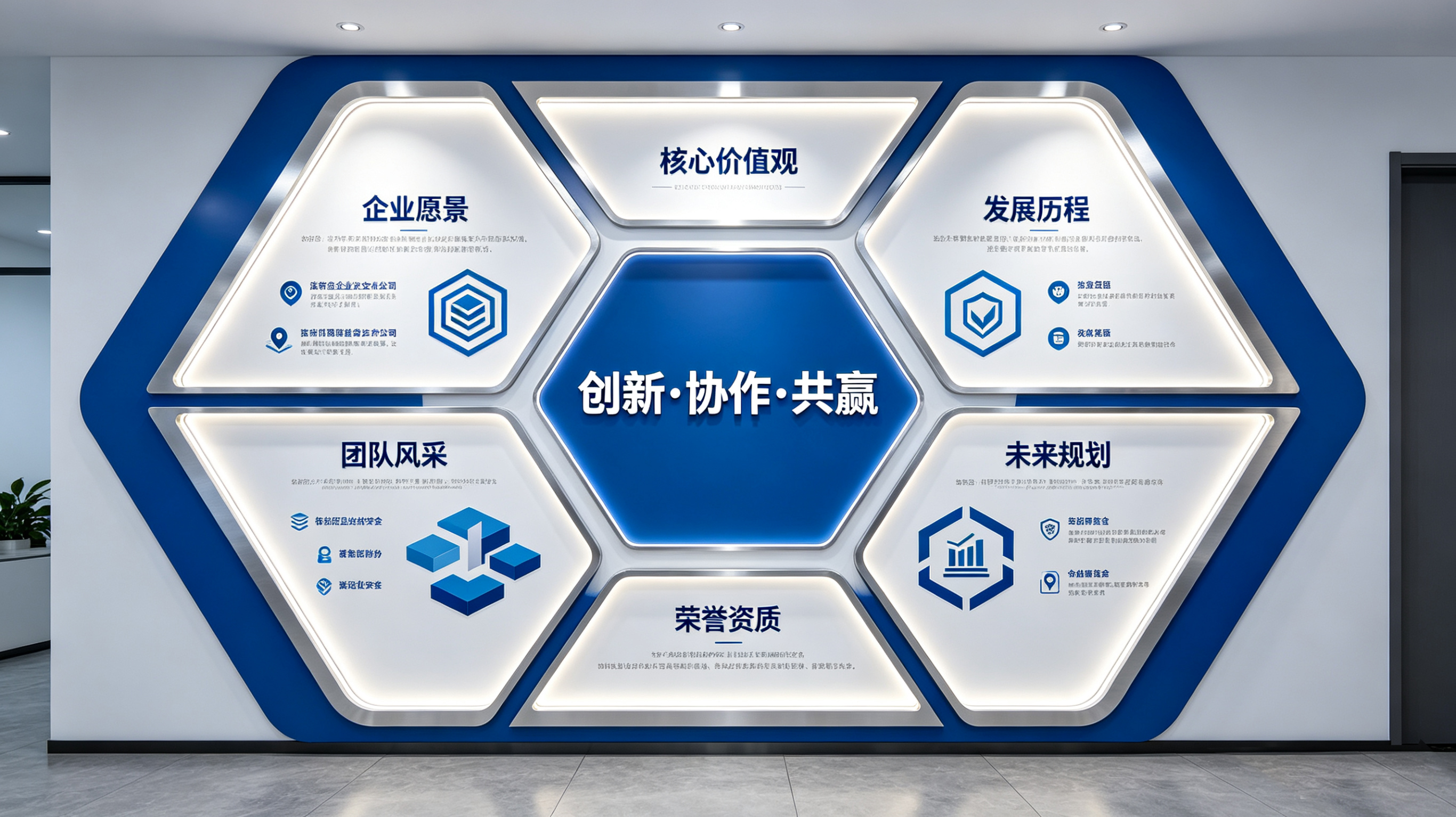 崇义企业文化墙六边形避坑指南（新手常犯5个错误）
